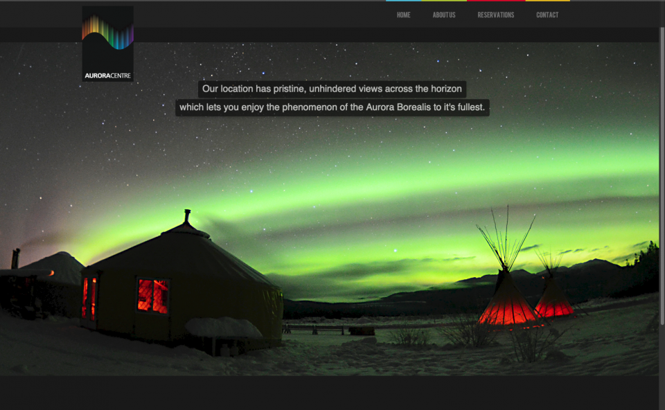 AuroraCentre - Website Design